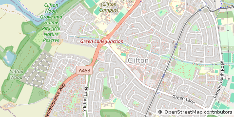 Map of Nottingham