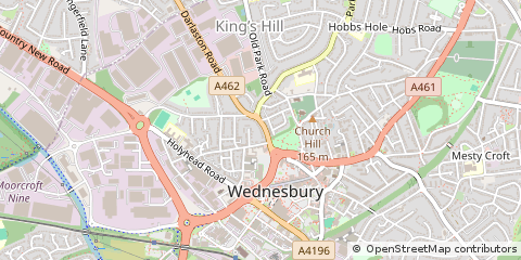 Map of West Midlands
