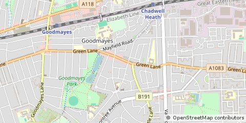 Map of Dagenham
