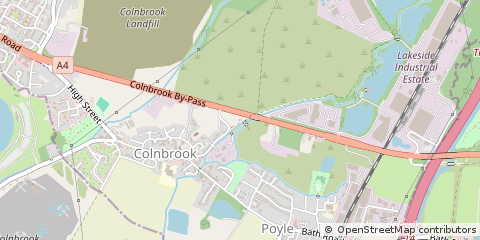 Map of Slough, Berkshire