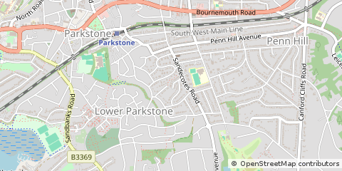 Map of Poole, Dorset