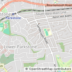 Map of Poole, Dorset