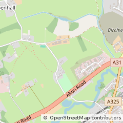 Map of Farnham, Surrey