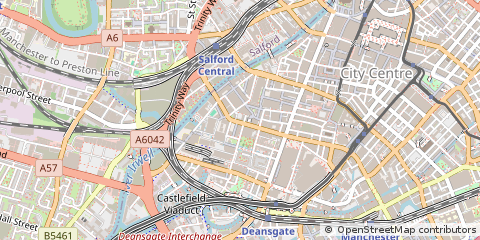 Map of Manchester