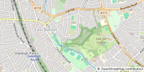 Map of Barnet