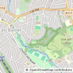 Map of Barnet