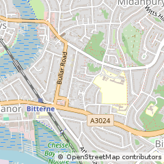 Map of Southampton, Hampshire