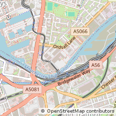 Map of Salford