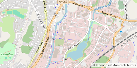 Map of Swansea