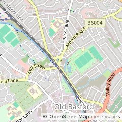 Map of Basford, Nottingham