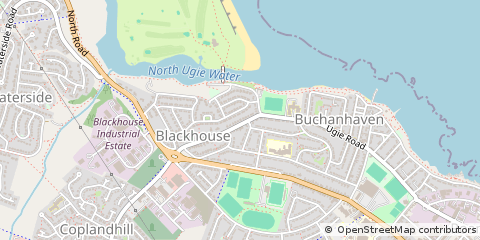 Map of Peterhead, Aberdeenshire