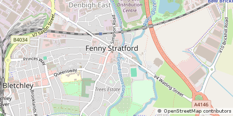Map of Milton Keynes