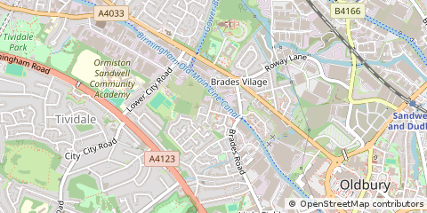 Map of West Midlands