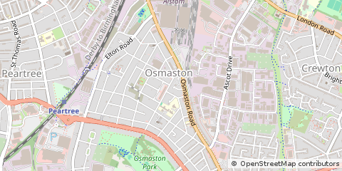 Map of Derby