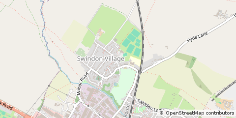 Map of Swindon Village, Cheltenham
