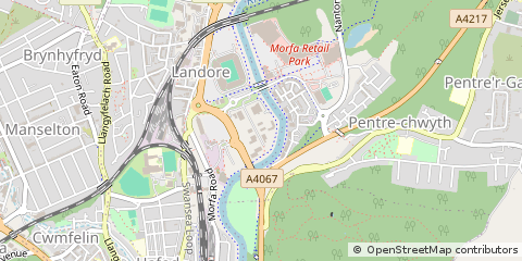 Map of Swansea