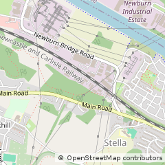 Map of Blaydon on Tyne, Newcastle Upon Tyne