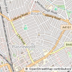 Map of Cardiff