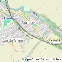 Map of Sheffield, South Yorkshire