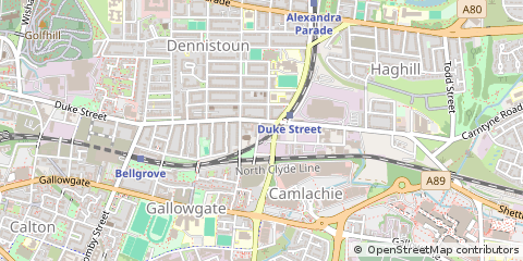 Map of Glasgow