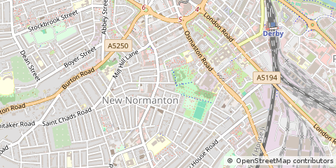 Map of Derby
