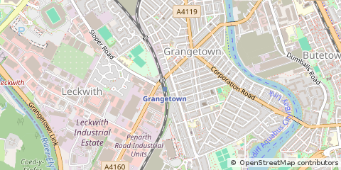Map of Cardiff