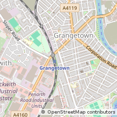 Map of Cardiff