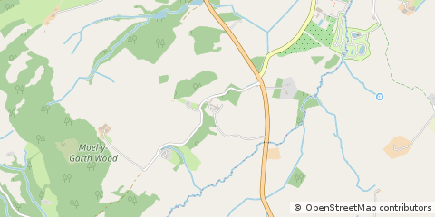 Map of Welshpool, Powys