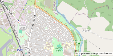 Map of Aberdeen