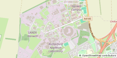 Map of Didcot, Oxfordshire