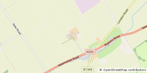 Map of Royston, Hertfordshire