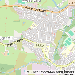 Map of Accrington