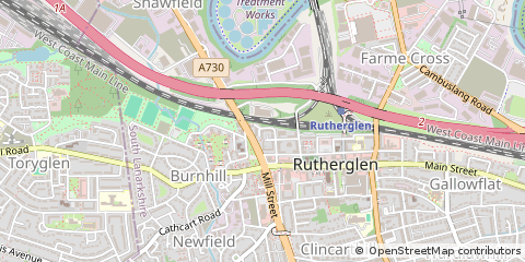 Map of Glasgow