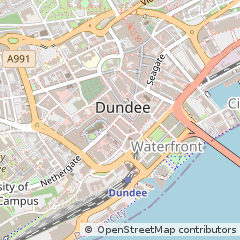 Map of Dundee, Angus