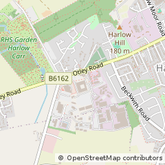 Map of Harrogate, North Yorkshire