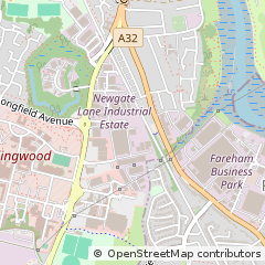 Map of Titchfield, Hampshire