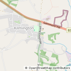 Map of Kilmington, Axminster