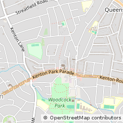 Map of Harrow, Middlesex