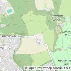 Map of High Wycombe, Buckinghamshire