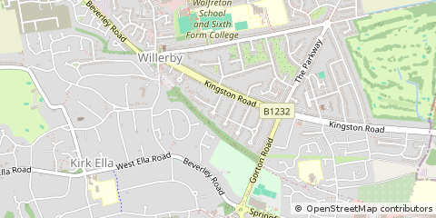 Map of Hull, East Yorkshire
