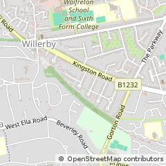 Map of Hull, East Yorkshire