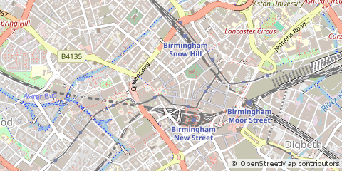 Map of Birmingham