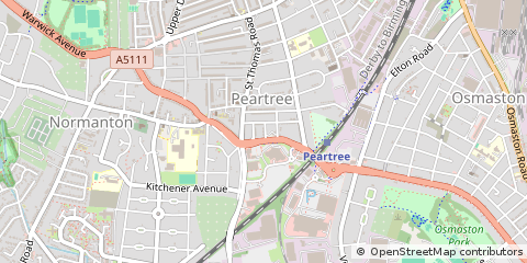 Map of Derby