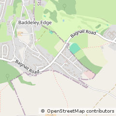 Map of Stoke-on-Trent, Staffordshire