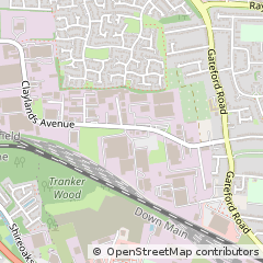Map of Worksop, Nottinghamshire
