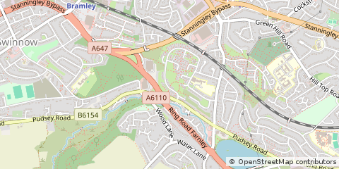 Map of Leeds
