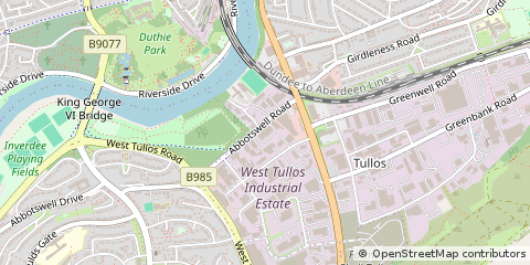 Map of Aberdeen
