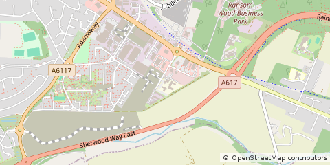 Map of Mansfield