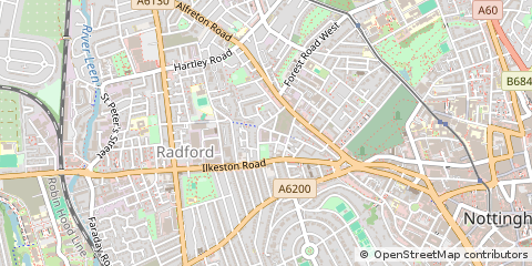 Map of Nottingham