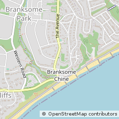 Map of Poole, Dorset